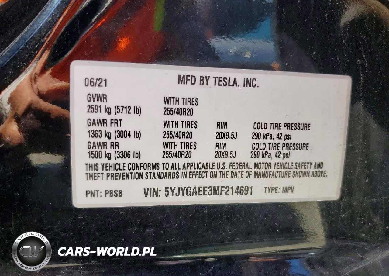 2021 Tesla Model Y VIN:5YJYGAEE3MF214691 - 13