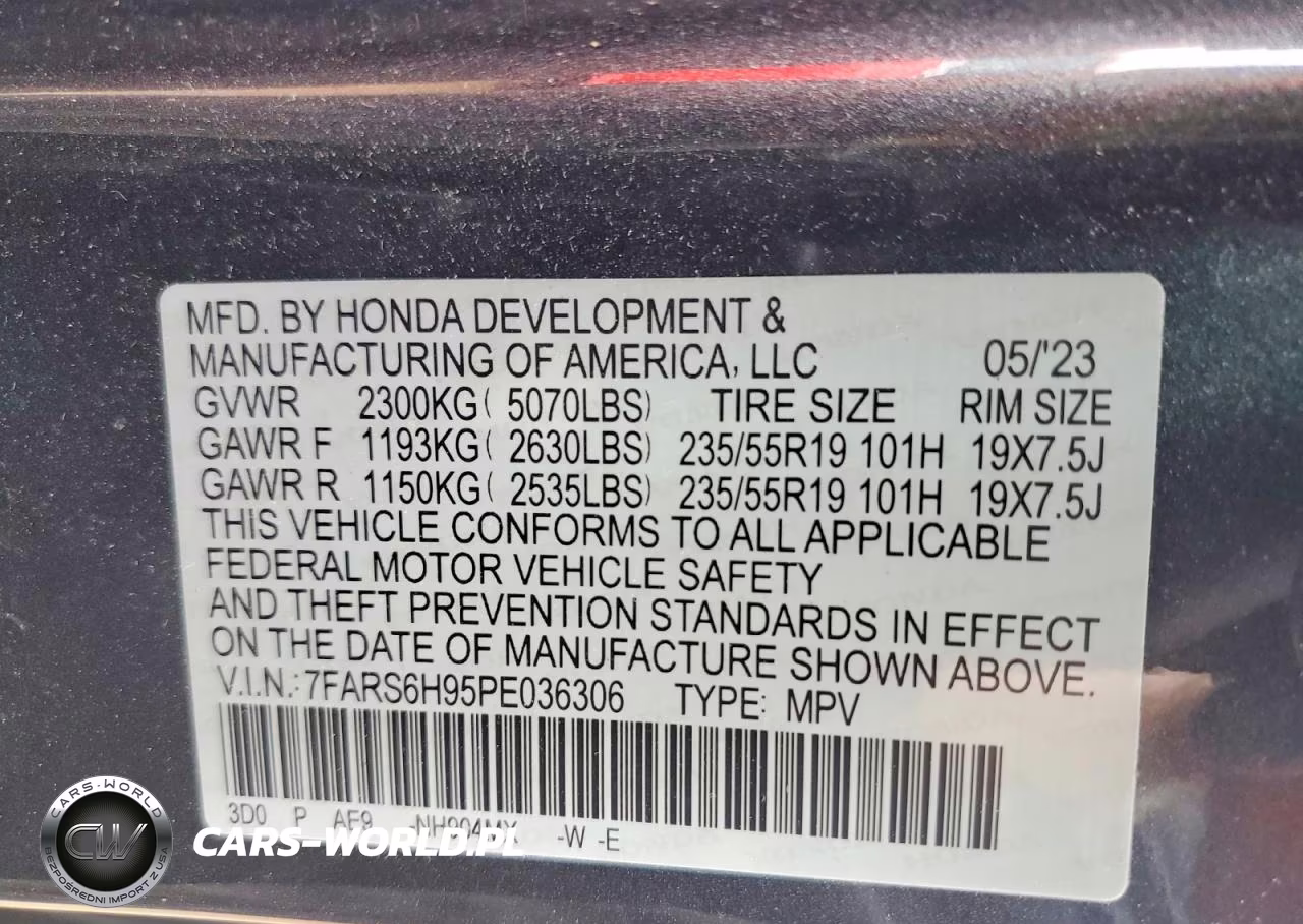 2023 Honda Cr-V Sport Touring VIN:7FARS6H95PE036306 - 12
