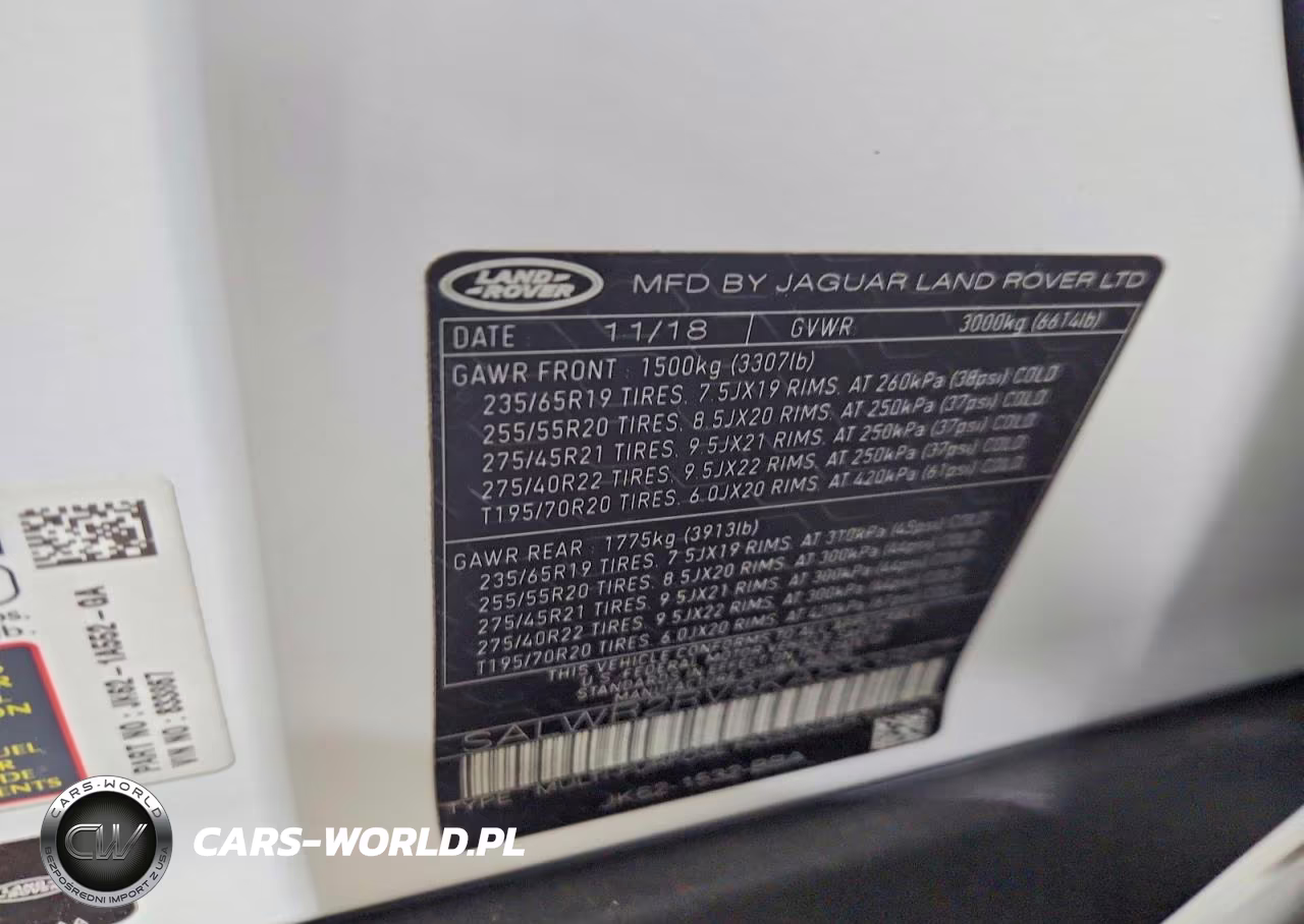 2019 Land Rover Range Rover Sport Hse VIN:SALWR2RV8KA833867 - 14