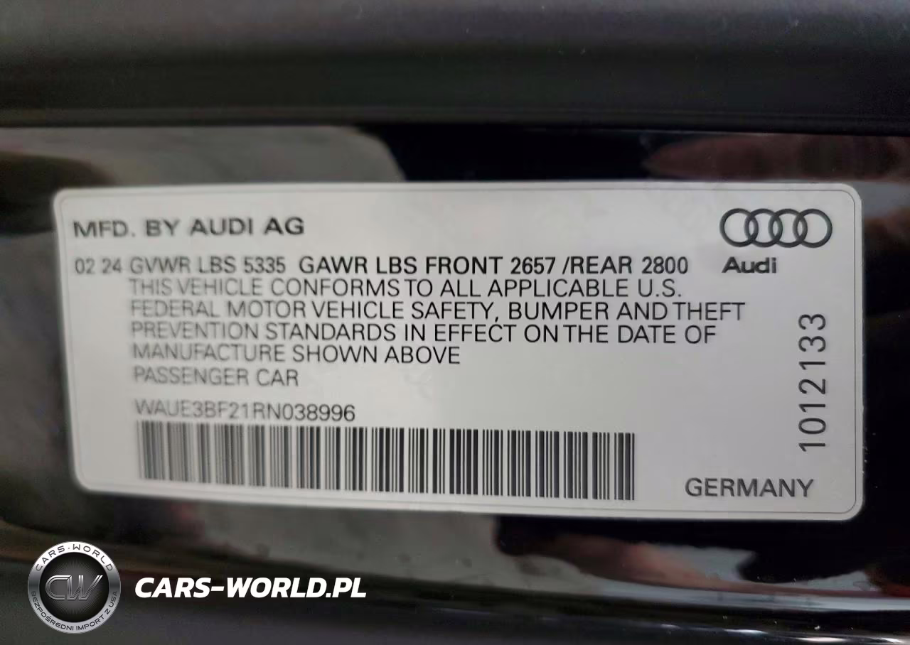 2024 Audi A6 Premium Plus VIN:WAUE3BF21RN038996 - 12