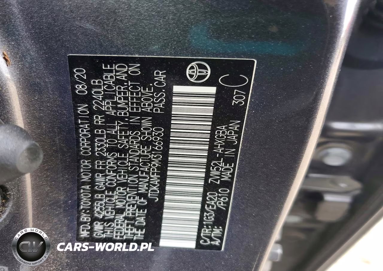 2021 Toyota Prius Prime Limited VIN:JTDKAMFP9M3166930 - 12
