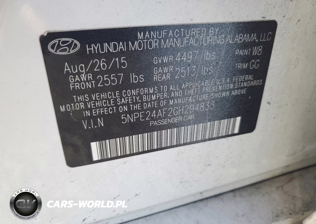 2016 Hyundai Sonata Se VIN:5NPE24AF2GH294833 - 13