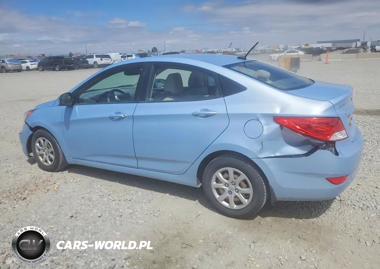2013 Hyundai Accent Gls VIN:KMHCT4AEXDU402348 - 2
