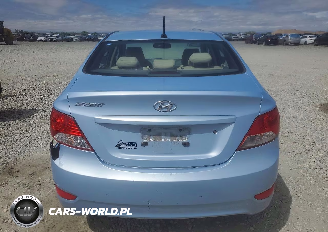 2013 Hyundai Accent Gls VIN:KMHCT4AEXDU402348 - 6