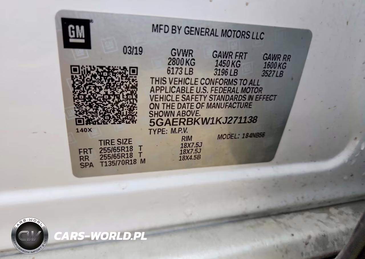 2019 Buick Enclave Essence VIN:5GAERBKW1KJ271138 - 13