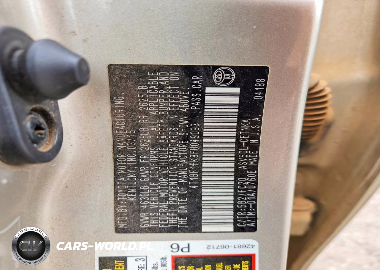 2015 Toyota Camry Le VIN:4T1BF1FK8FU049093 - 12