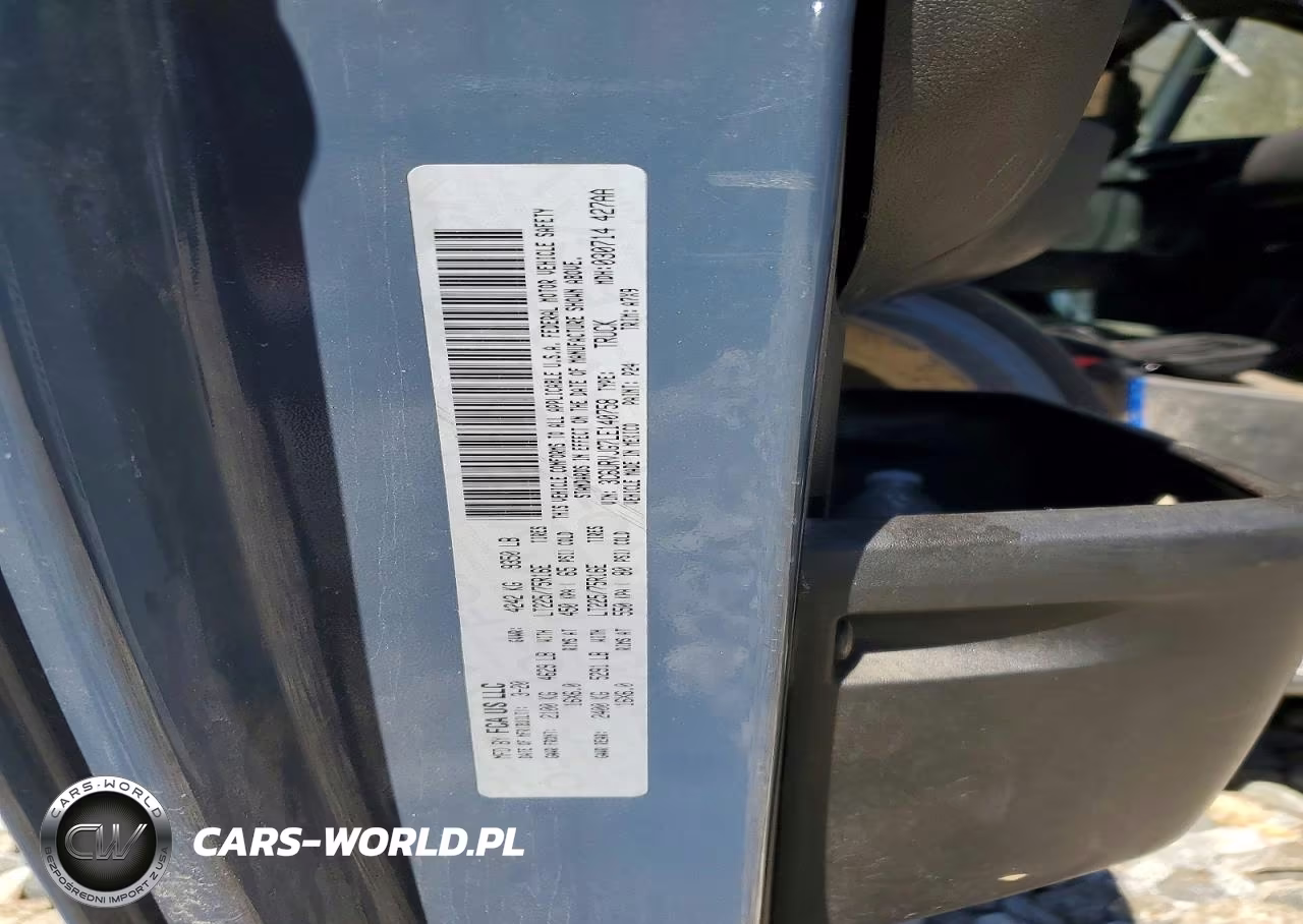 2020 Ram Promaster 3500 3500 High VIN:3C6URVJG7LE140758 - 12