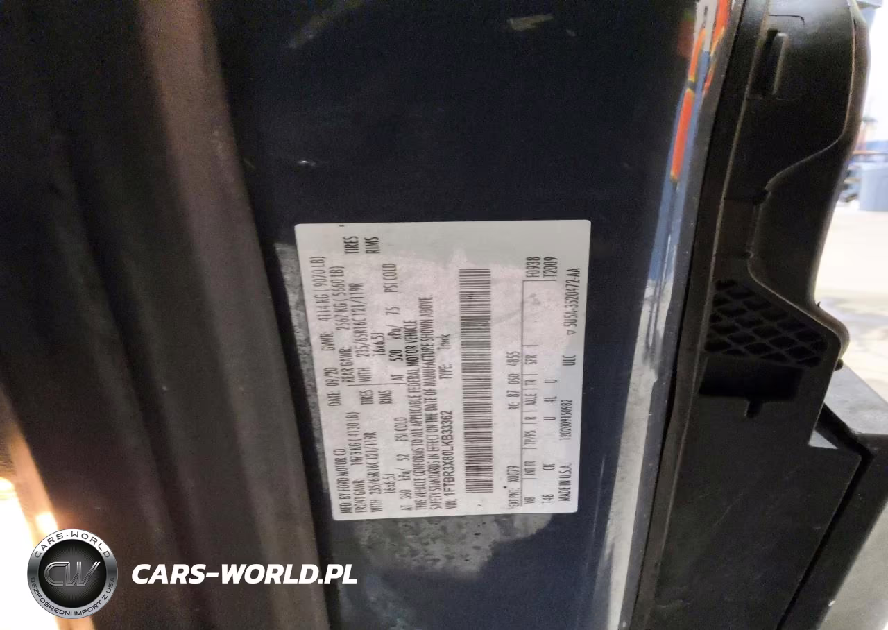 2020 Ford Transit T-250 VIN:1FTBR3X80LKB33362 - 12