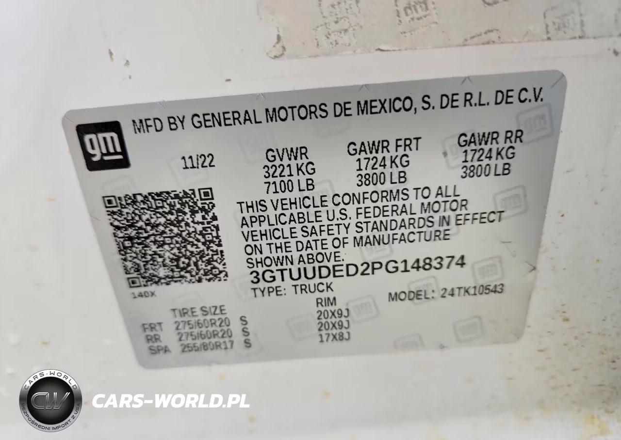 2023 GMC Sierra K1500 Slt VIN:3GTUUDED2PG148374 - 12