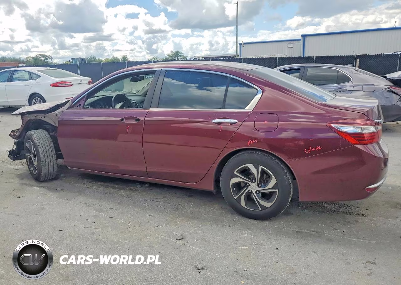 2017 Honda Accord Lx VIN:1HGCR2F31HA016330 - 2