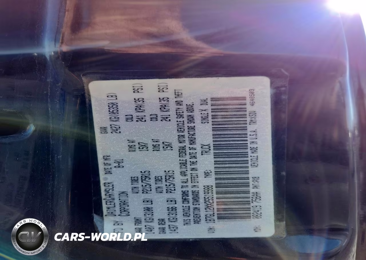 2002 Dodge Dakota Base VIN:1B7GL12XX2S519988 - 13