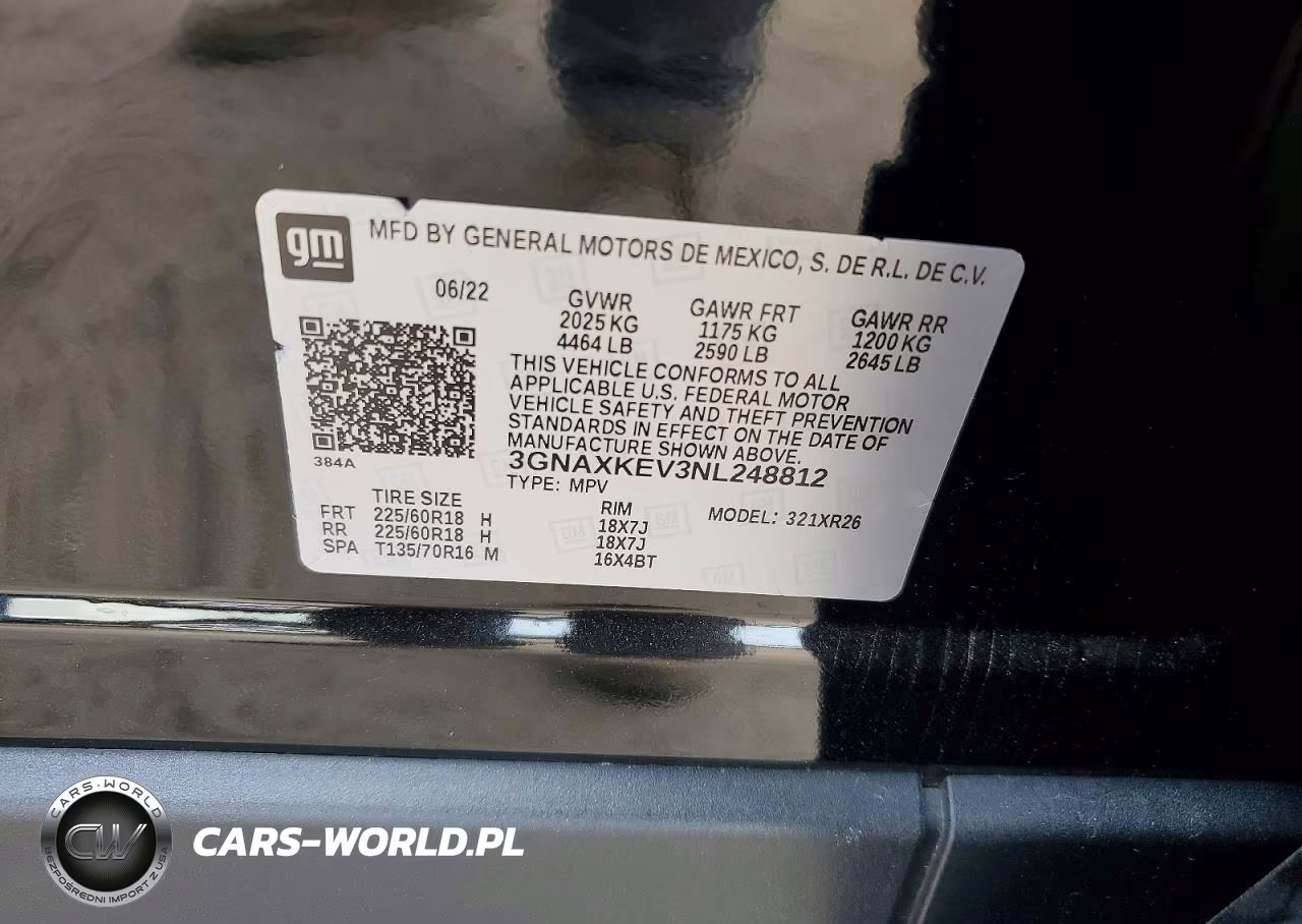 2022 Chevrolet Equinox Lt VIN:3GNAXKEV3NL248812 - 13