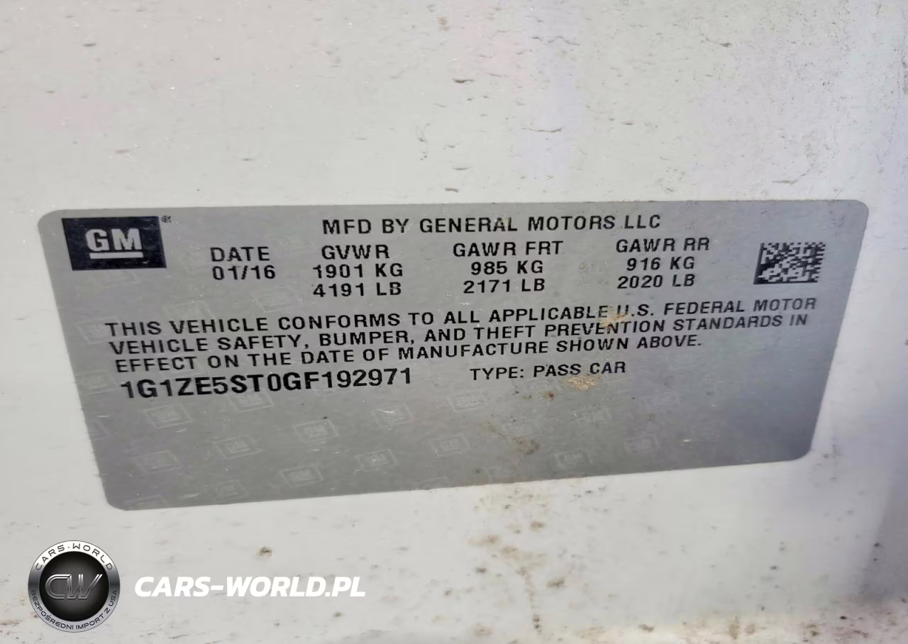 2016 Chevrolet Malibu Lt VIN:1G1ZE5ST0GF192971 - 12