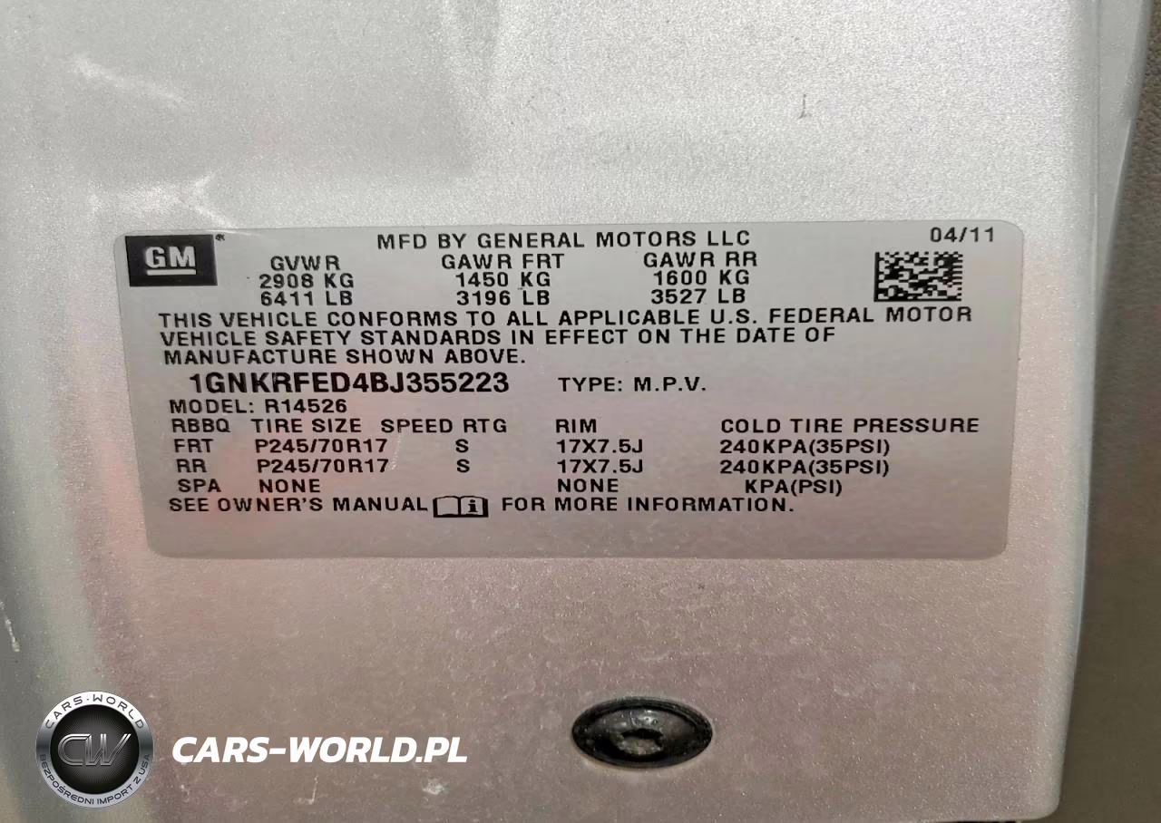 2011 Chevrolet Traverse Ls VIN:1GNKRFED4BJ355223 - 13