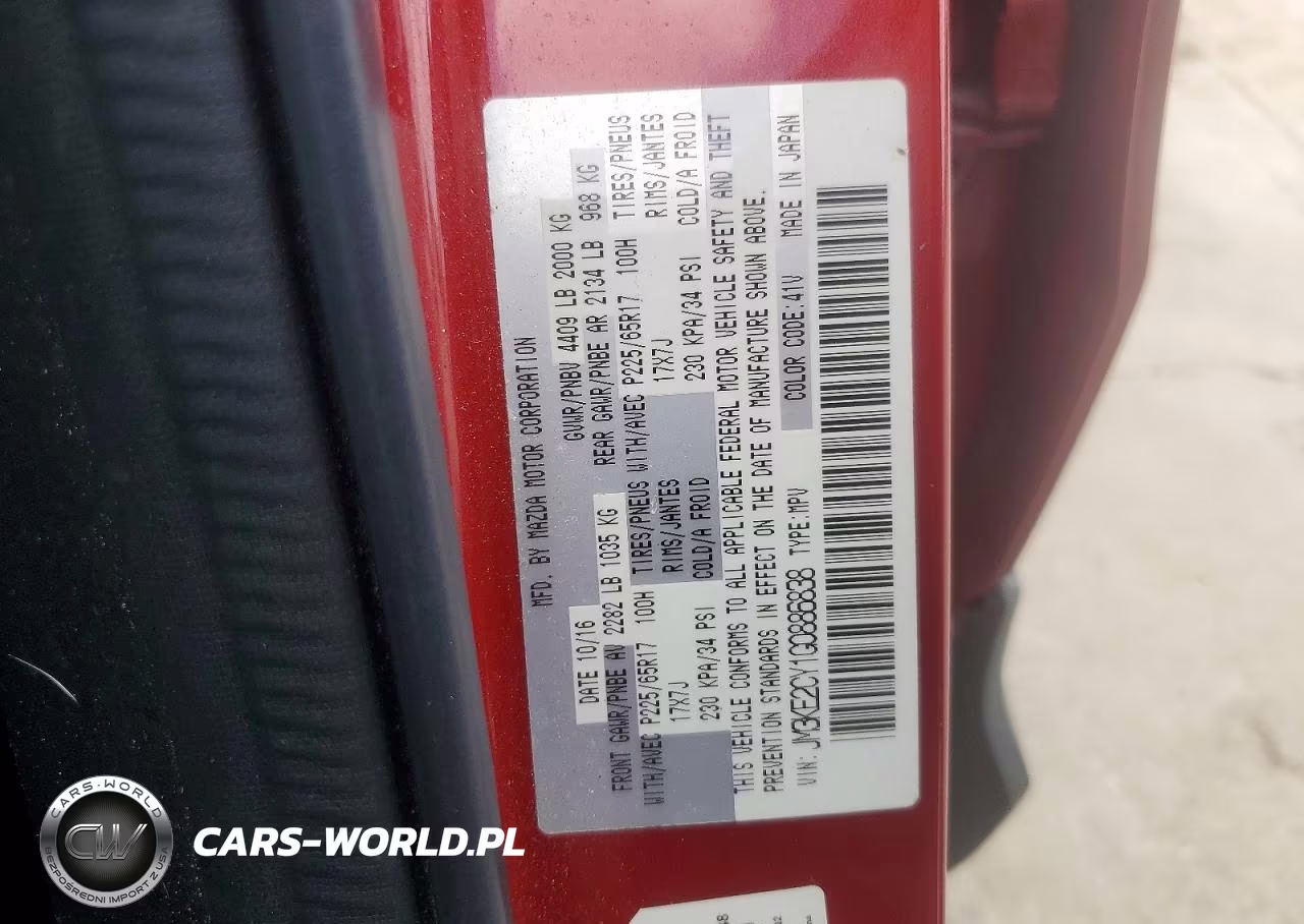2016 Mazda Cx-5 Touring VIN:JM3KE2CY1G0886838 - 14