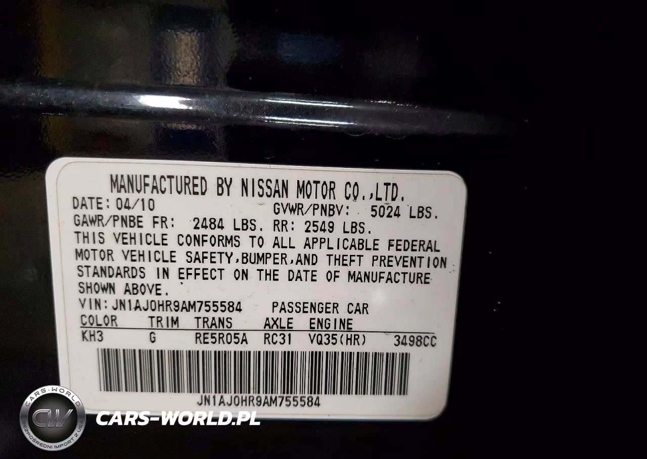 2010 Infiniti Ex35 Base VIN:JN1AJ0HR9AM755584 - 13