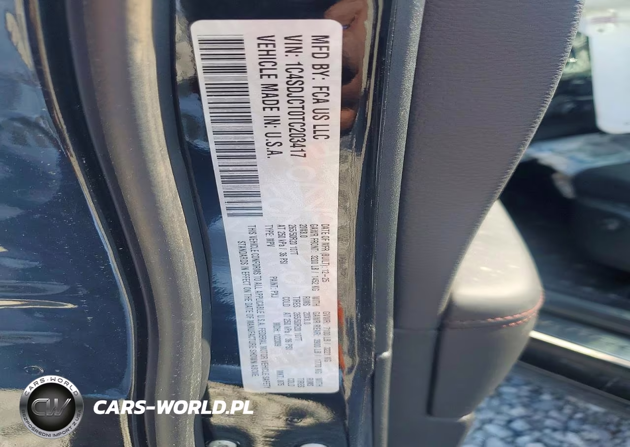 2026 Dodge Durango R VIN:1C4SDJCT0TC203417 - 13