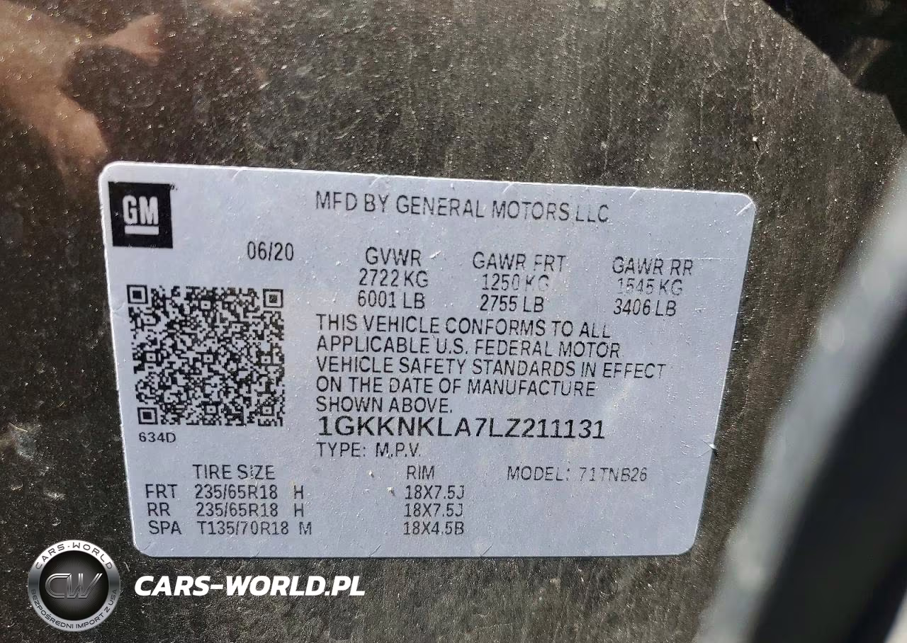 2020 GMC Acadia Sle VIN:1GKKNKLA7LZ211131 - 14