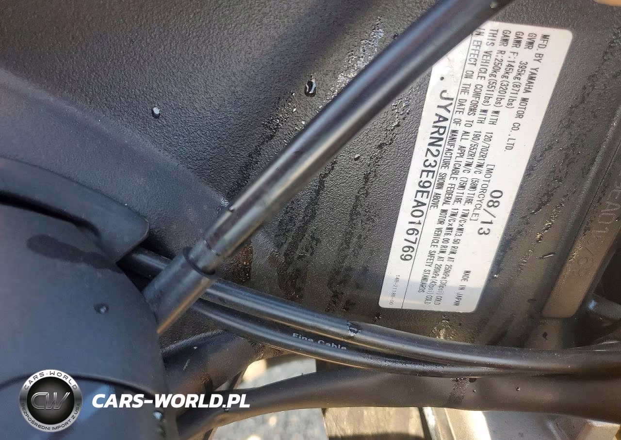 2014 Yamaha Yzfr1 VIN:JYARN23E9EA016769 - 9