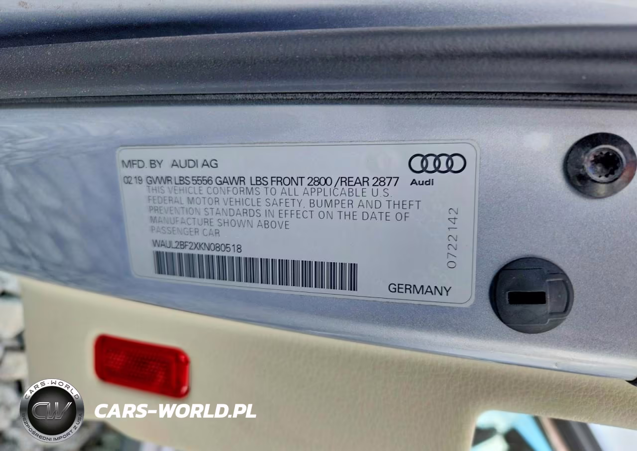 2019 Audi A6 Premium Plus VIN:WAUL2BF2XKN080518 - 12