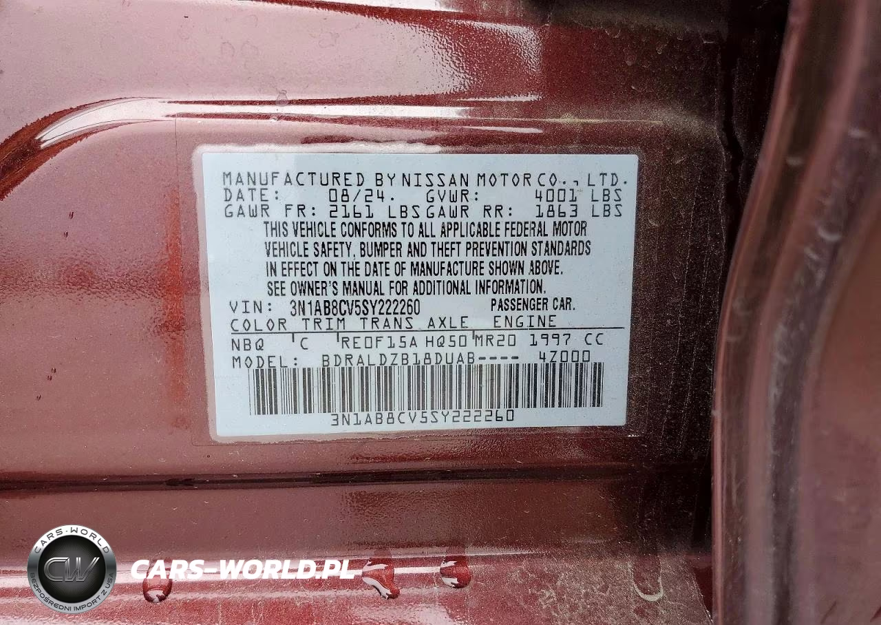 2025 Nissan Sentra Sv VIN:3N1AB8CV5SY222260 - 13