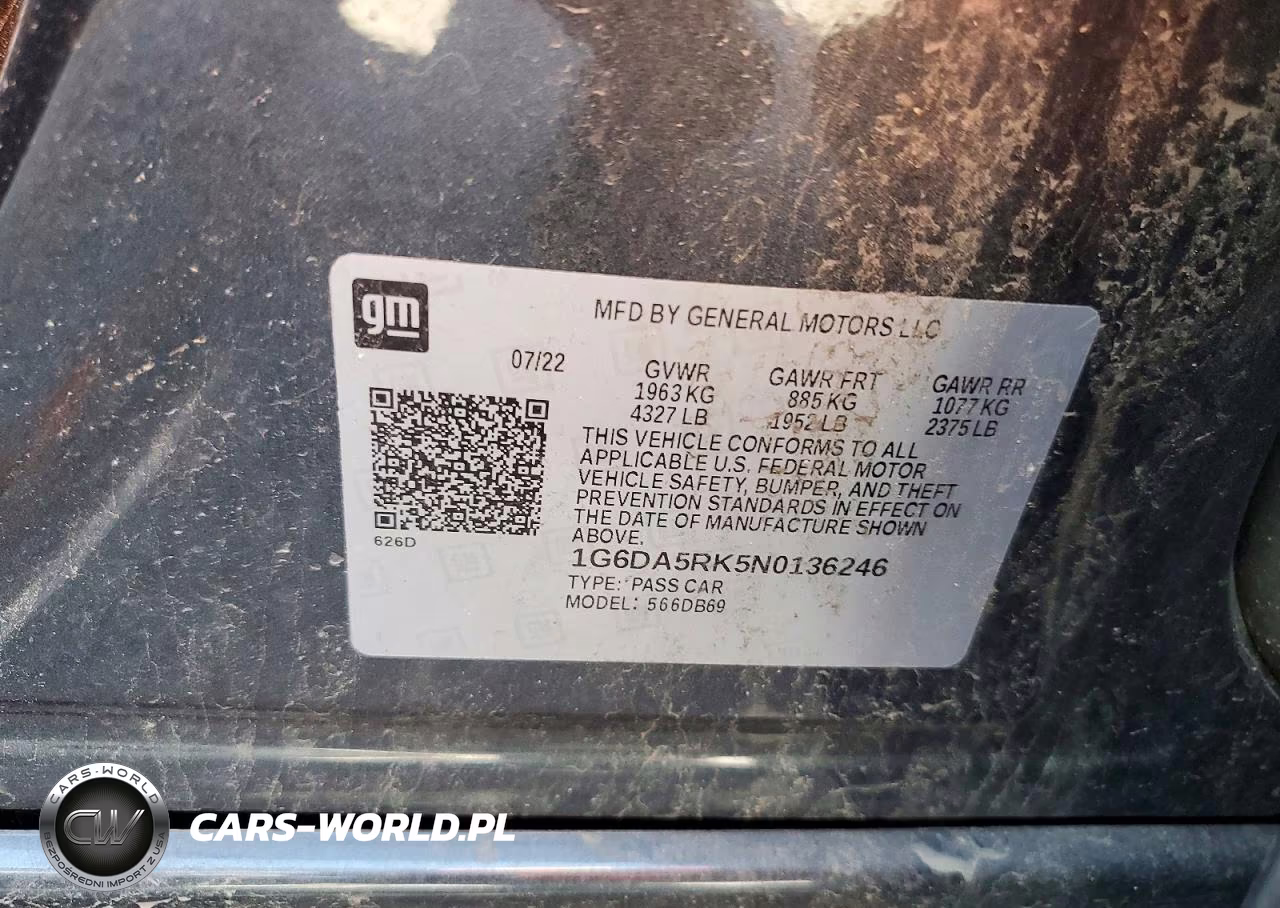 2022 Cadillac Ct4 VIN:1G6DA5RK5N0136246 - 13