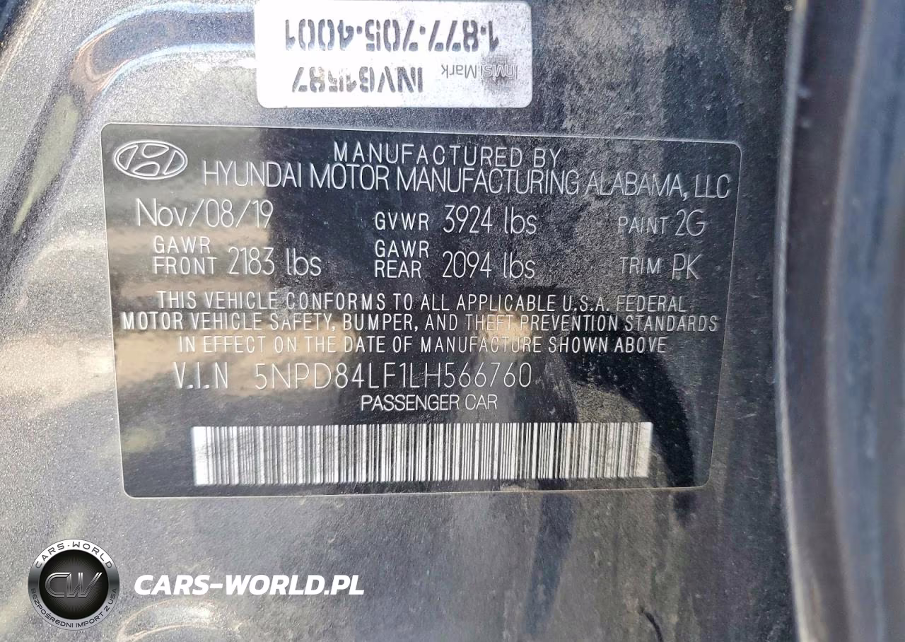 2020 Hyundai Elantra Sel VIN:5NPD84LF1LH566760 - 12