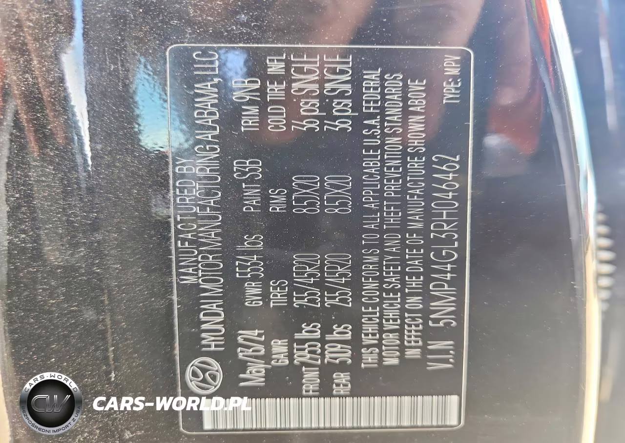 2024 Hyundai Santa Fe Limited VIN:5NMP44GL3RH046462 - 13