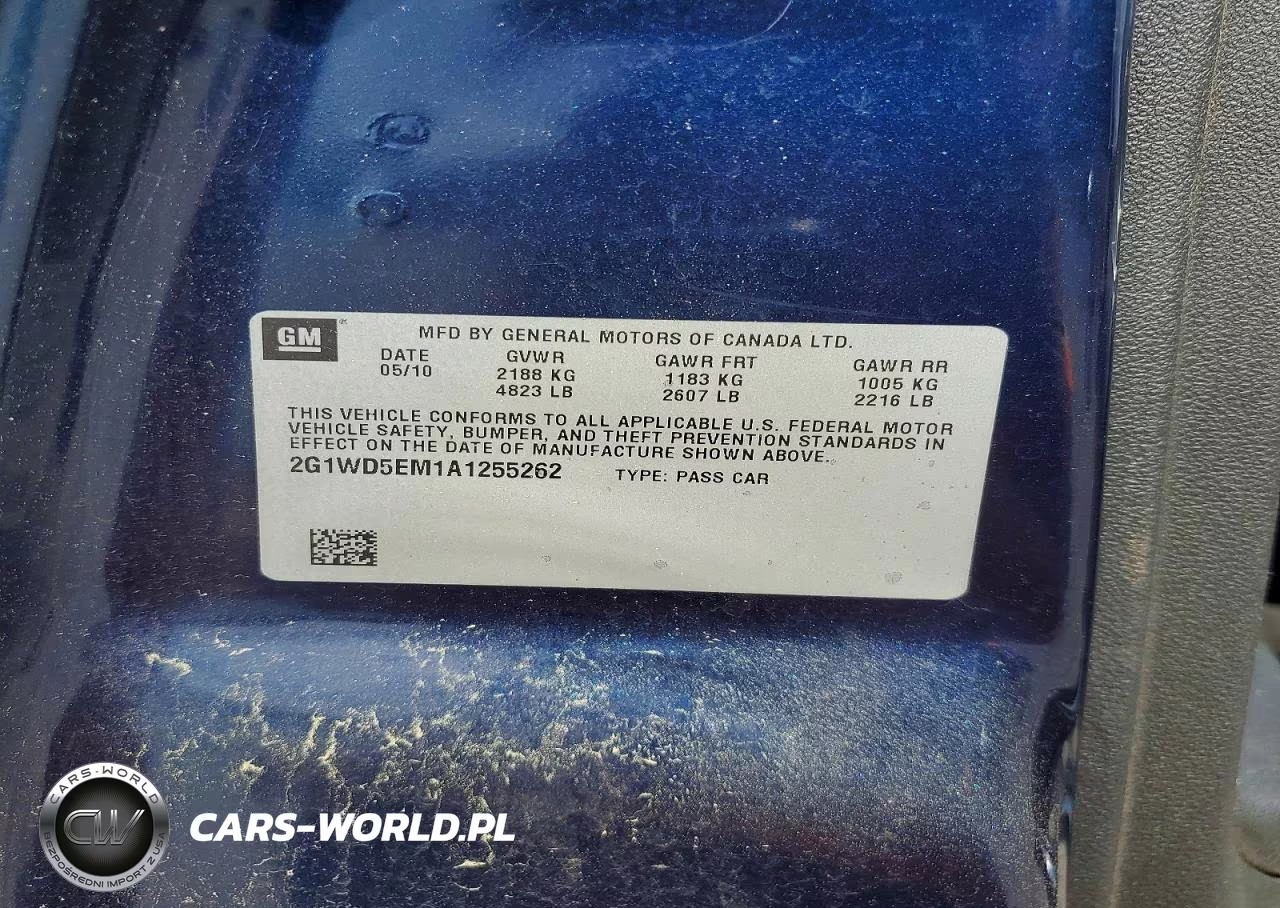 2010 Chevrolet Impala Police VIN:2G1WD5EM1A1255262 - 12