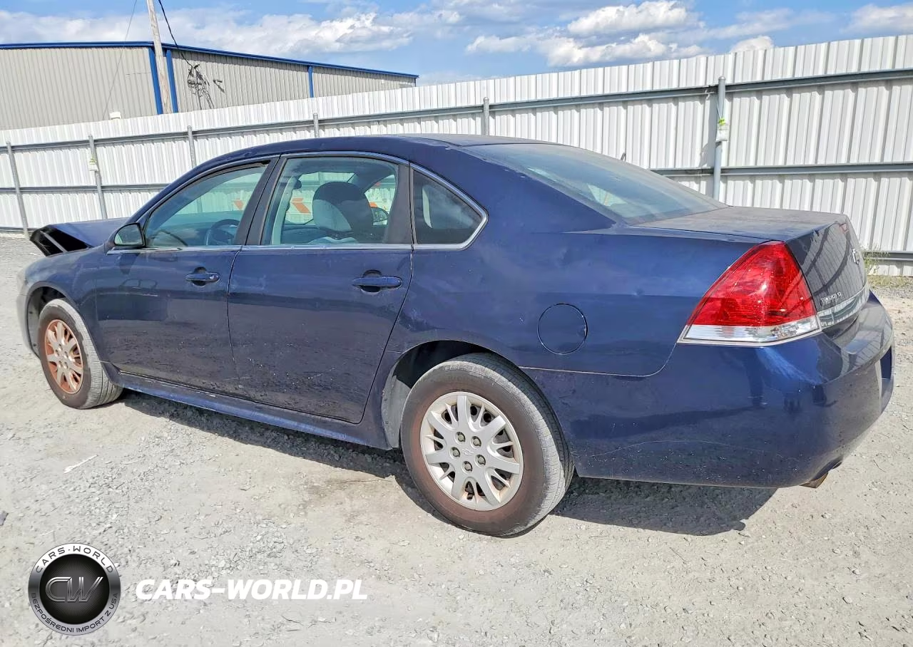2010 Chevrolet Impala Police VIN:2G1WD5EM1A1255262 - 2