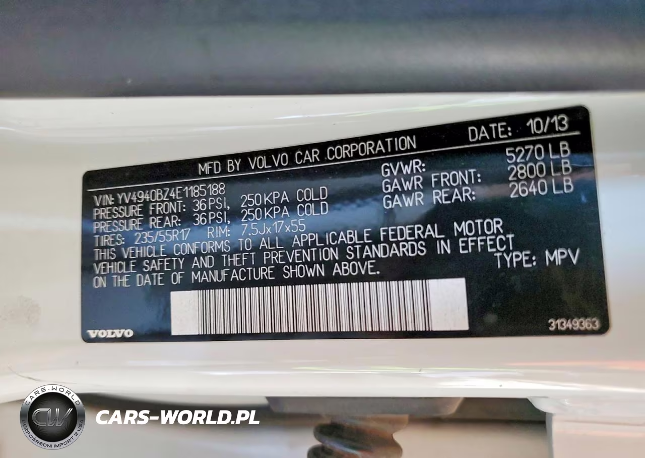 2014 Volvo Xc70 3.2 VIN:YV4940BZ4E1185188 - 12