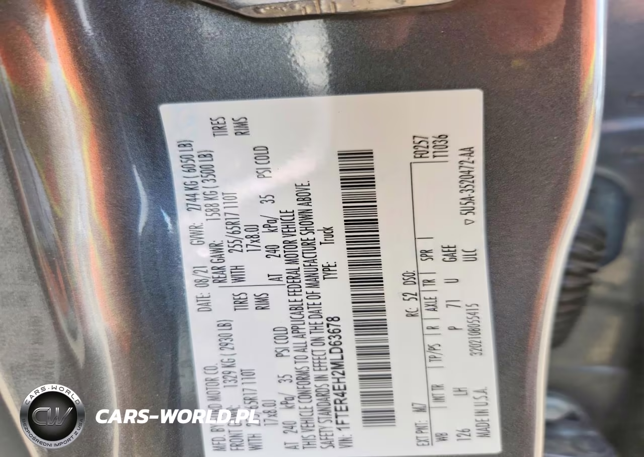 2021 Ford Ranger Xl VIN:1FTER4EH2MLD63678 - 12