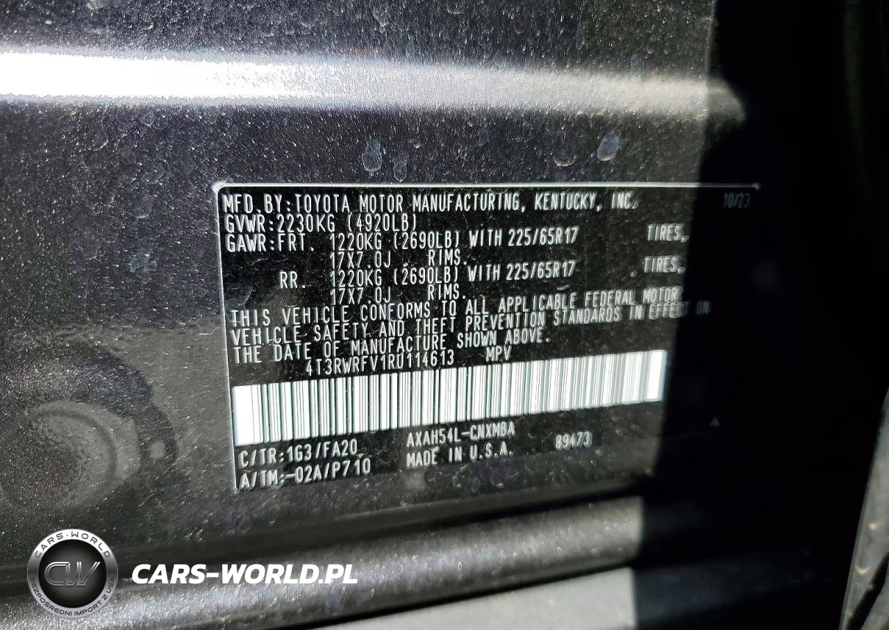 2024 Toyota Rav4 Hybrid Xle VIN:4T3RWRFV1RU114613 - 12