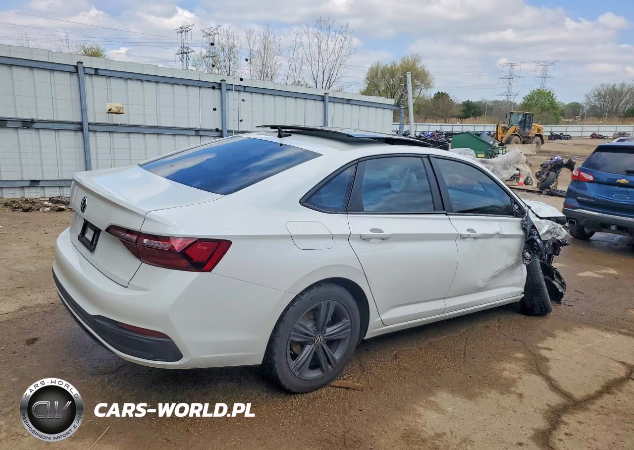 2022 Volkswagen Jetta Se VIN:3VW7M7BU5NM031659 - 3