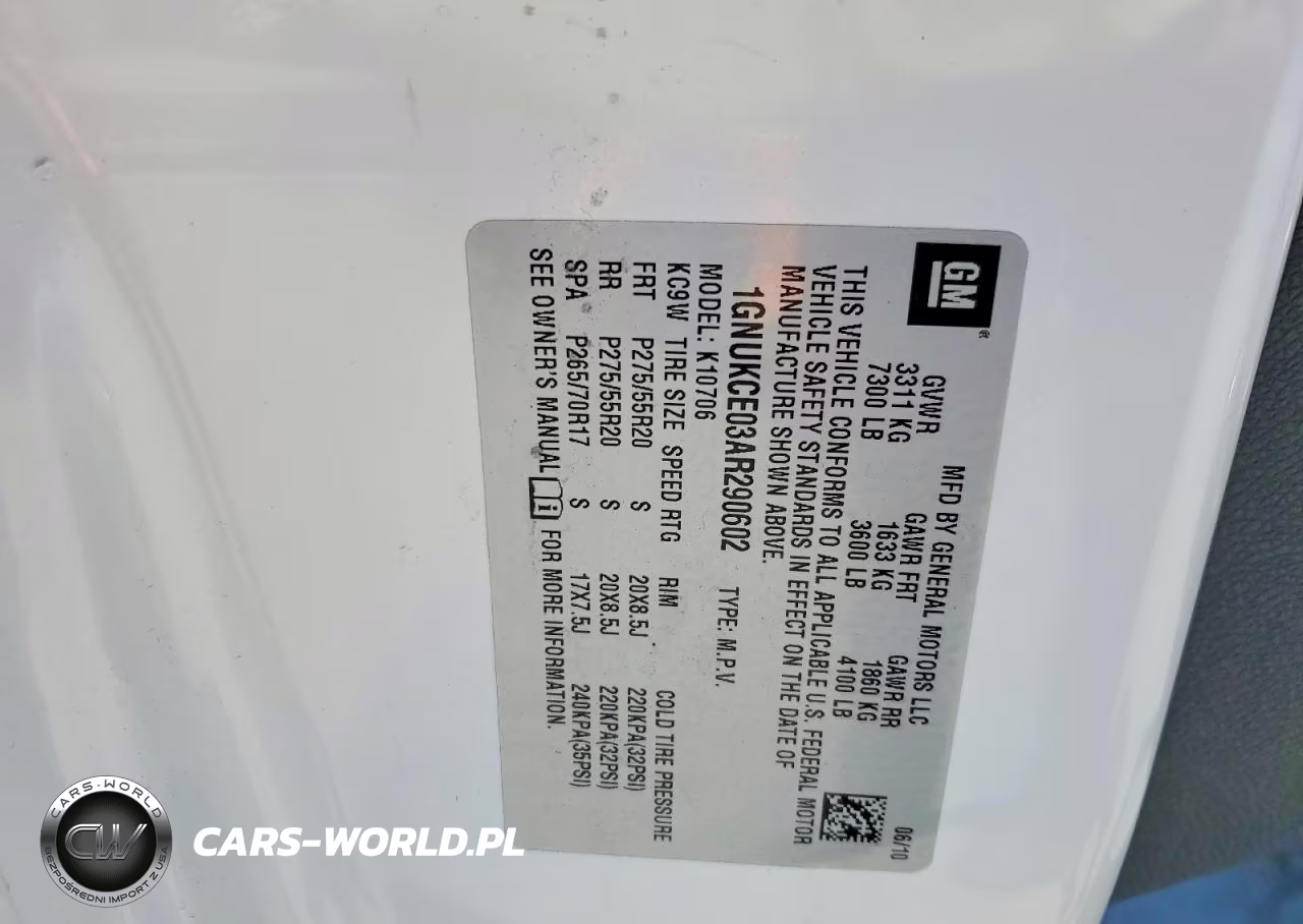 2010 Chevrolet Tahoe K1500 Ltz VIN:1GNUKCE03AR290602 - 14