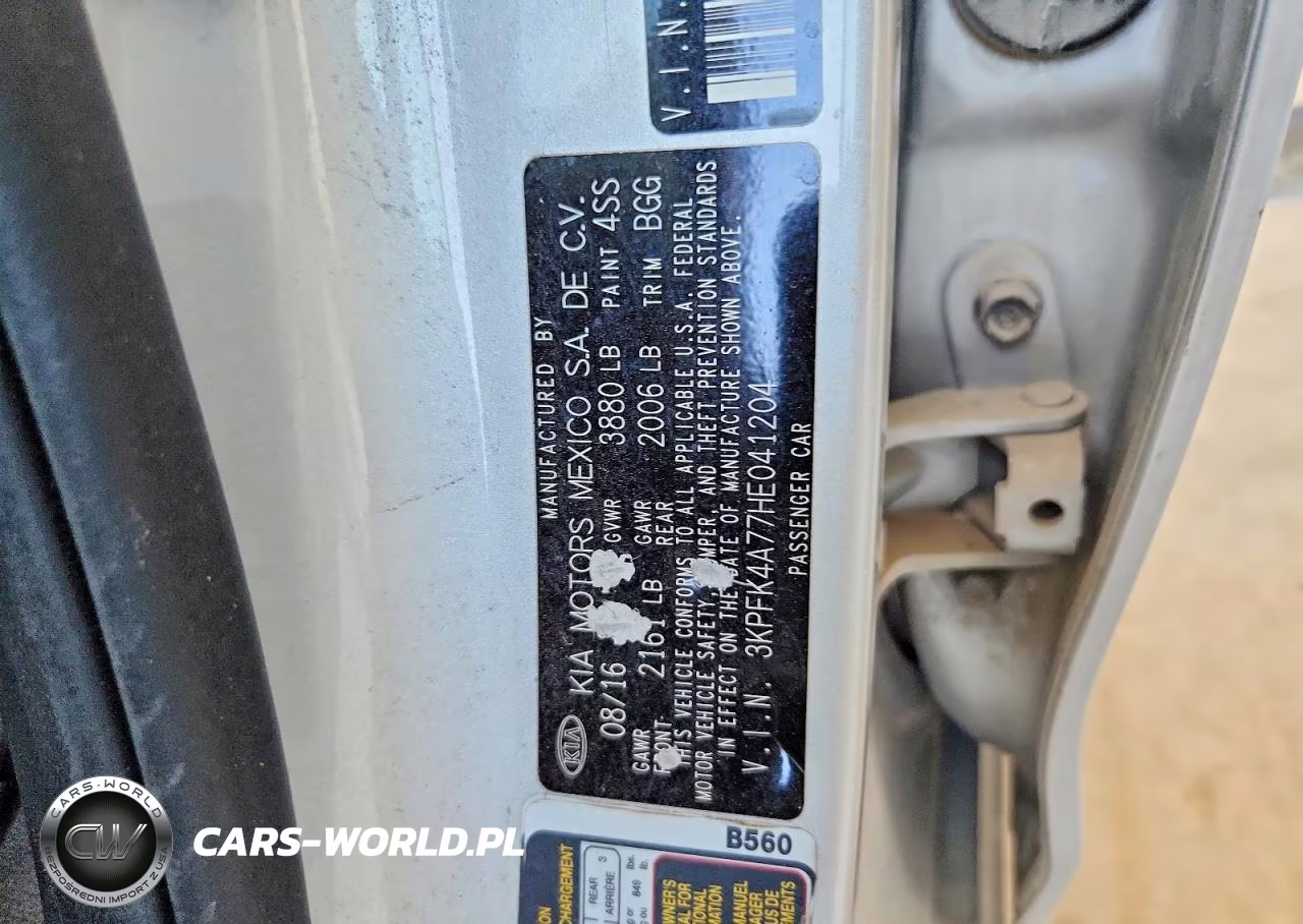 2017 Kia Forte Lx VIN:3KPFK4A77HE041204 - 13