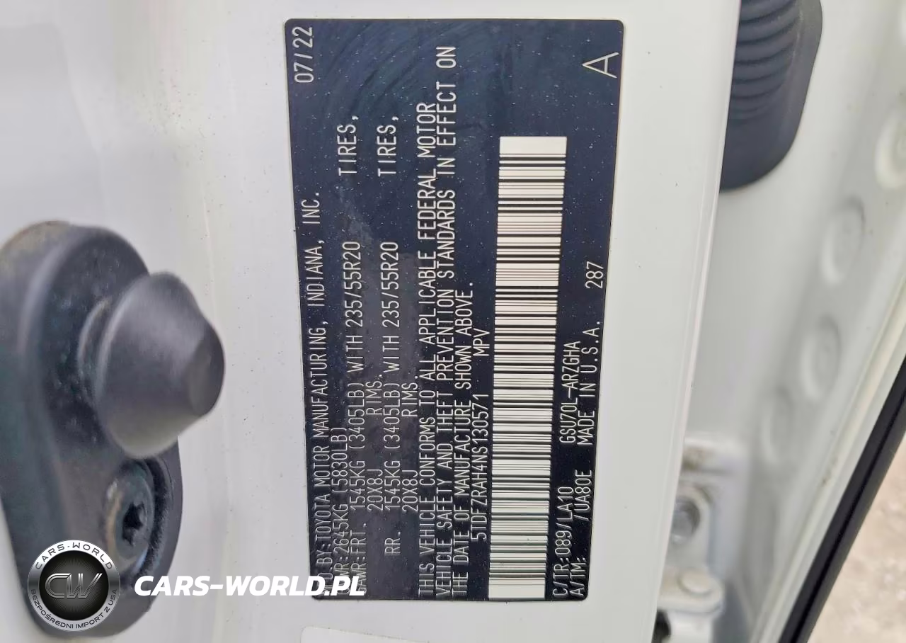 2022 Toyota Highlander Platinum VIN:5TDFZRAH4NS130571 - 14