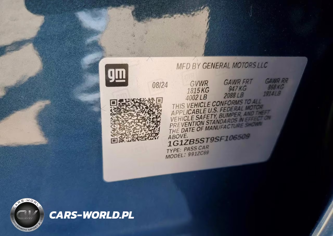 2025 Chevrolet Malibu Ls VIN:1G1ZB5ST9SF106509 - 13