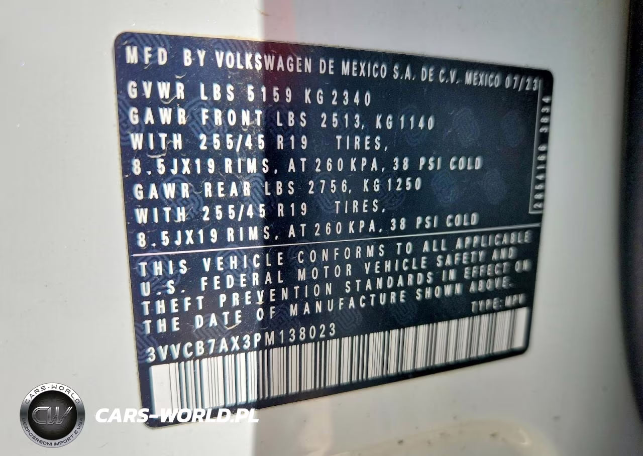 2023 Volkswagen Tiguan Se R-Line Black VIN:3VVCB7AX3PM138023 - 13