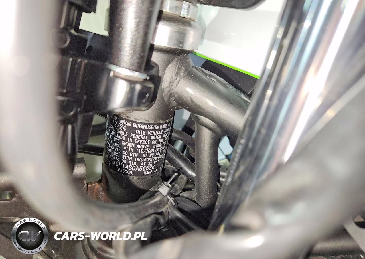 2025 Kawasaki Ex500 H VIN:ML5EXGH14SDA56538 - 9