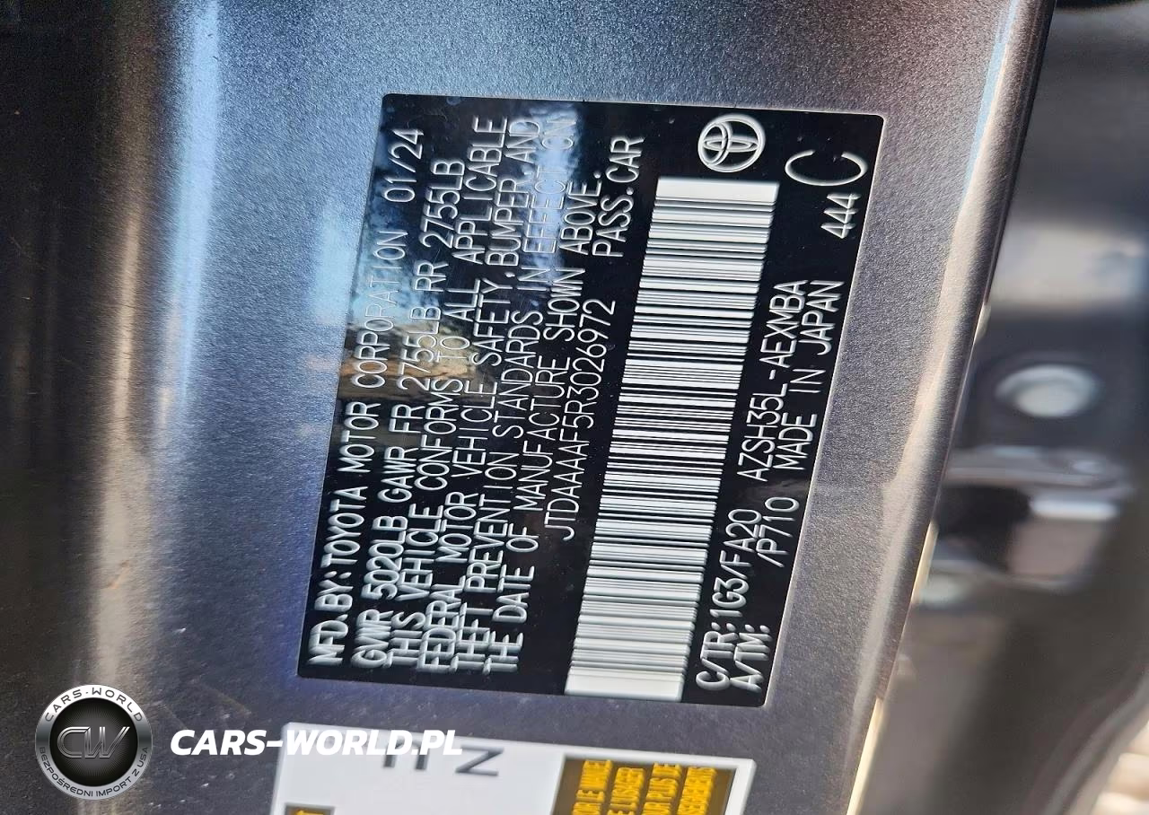 2024 Toyota Crown Xle VIN:JTDAAAAF5R3026972 - 12