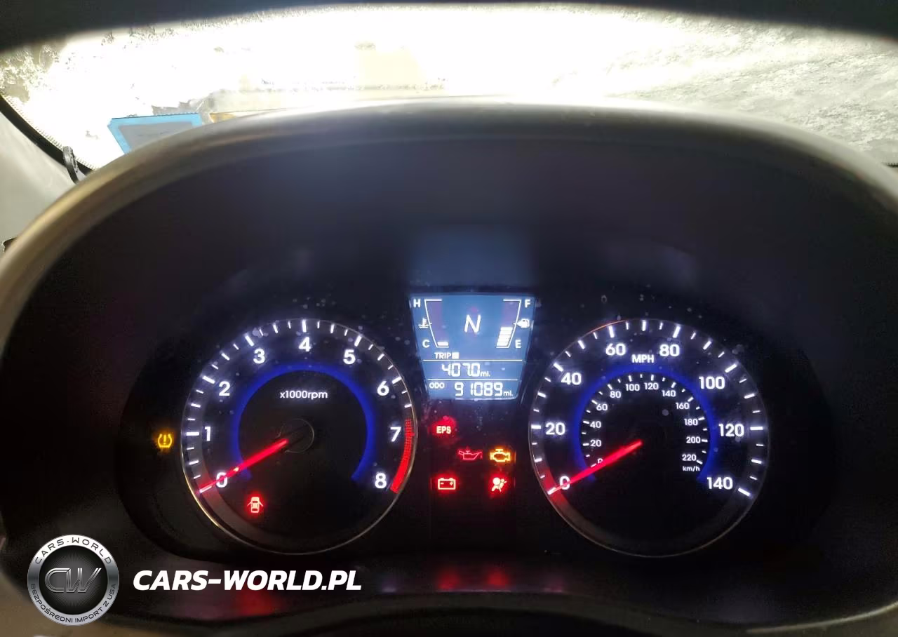 2013 Hyundai Accent Gls VIN:KMHCT4AE6DU487334 - 9