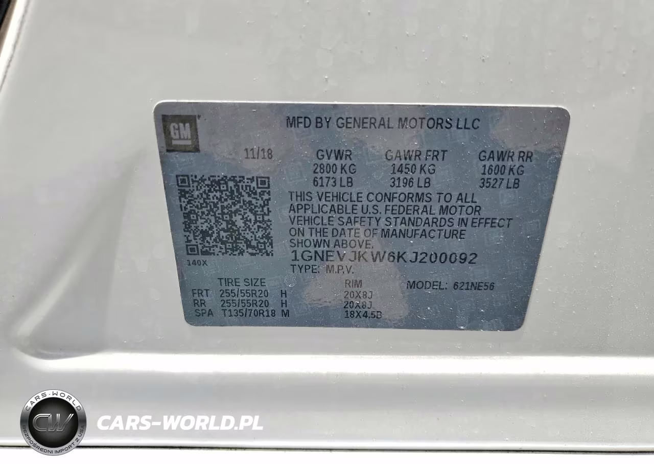 2019 Chevrolet Traverse High Country VIN:1GNEVJKW6KJ200092 - 14