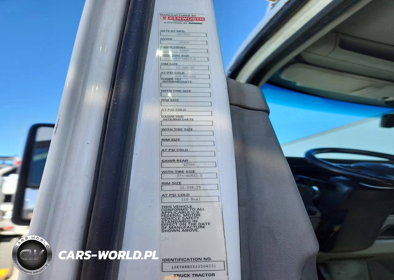 2018 Kenworth T680 Semi Truck VIN:1XKYA48XXJJ204331 - 10