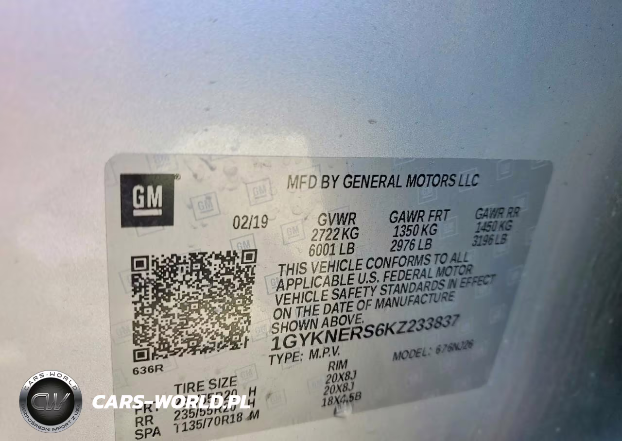 2019 Cadillac Xt5 Premium Luxury VIN:1GYKNERS6KZ233837 - 13