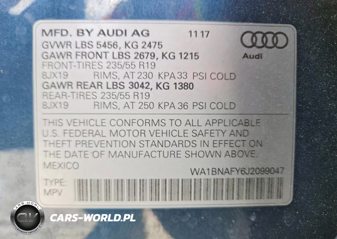 2018 Audi Q5 Premium Plus VIN:WA1BNAFY6J2099047 - 14