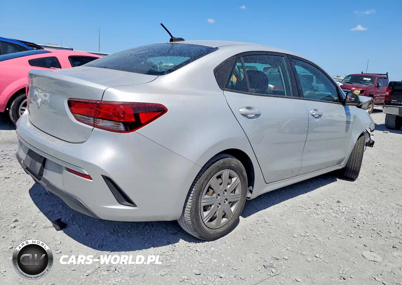 2022 Kia Rio Lx VIN:3KPA24AD1NE484556 - 3