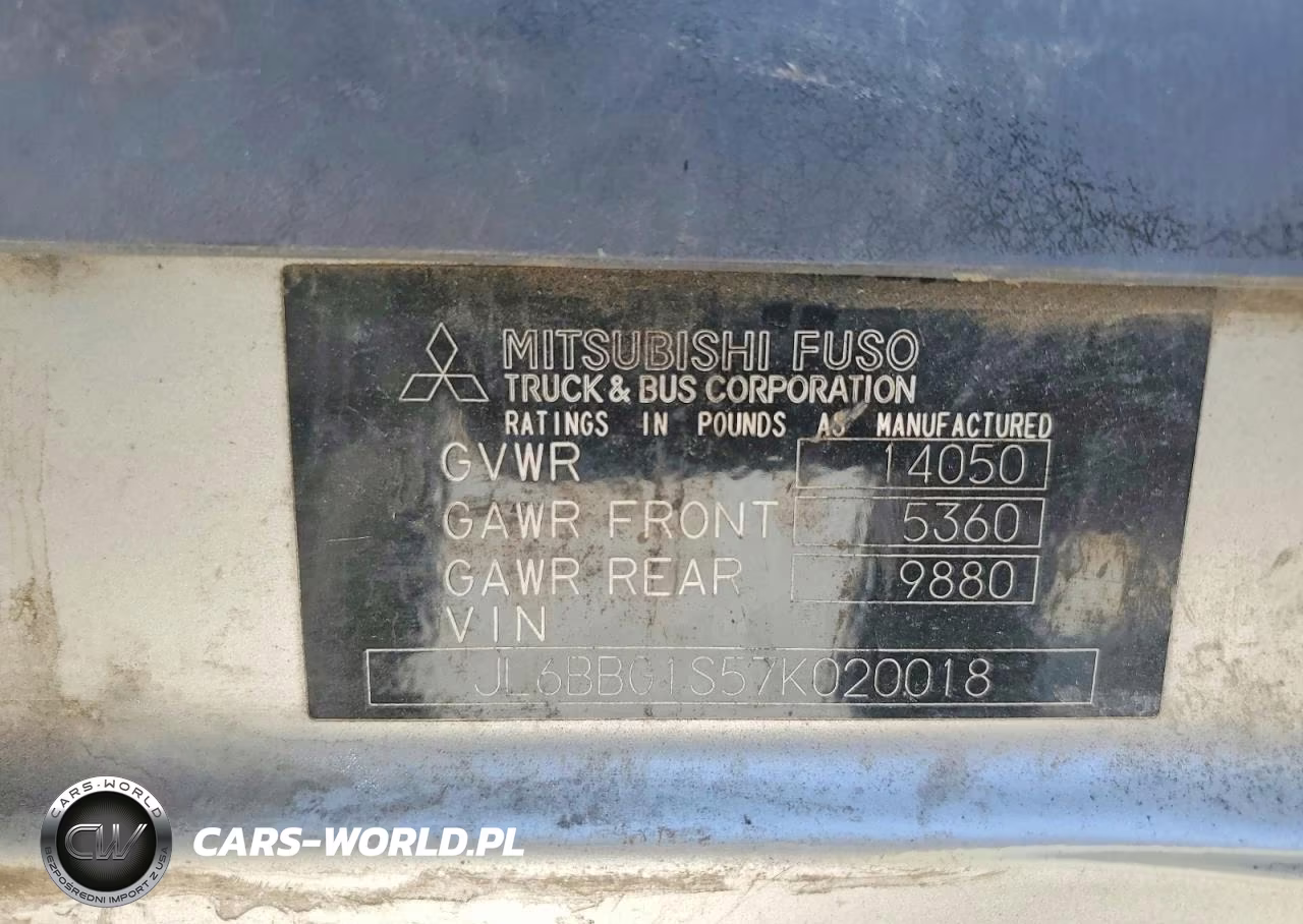 2007 Mitsubishi Fe84D Fuso Box Truck VIN:JL6BBG1S57K020018 - 12