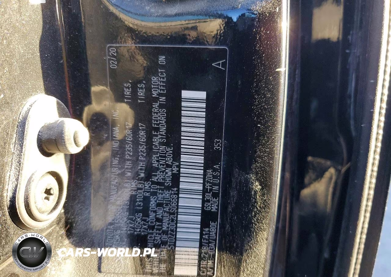 2020 Toyota Sienna L VIN:5TDZZ3DC2LS066814 - 13