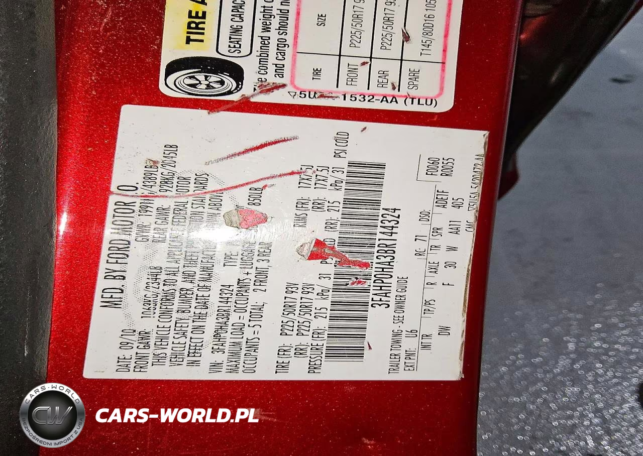 2011 Ford Fusion Se VIN:3FAHP0HA3BR144324 - 12